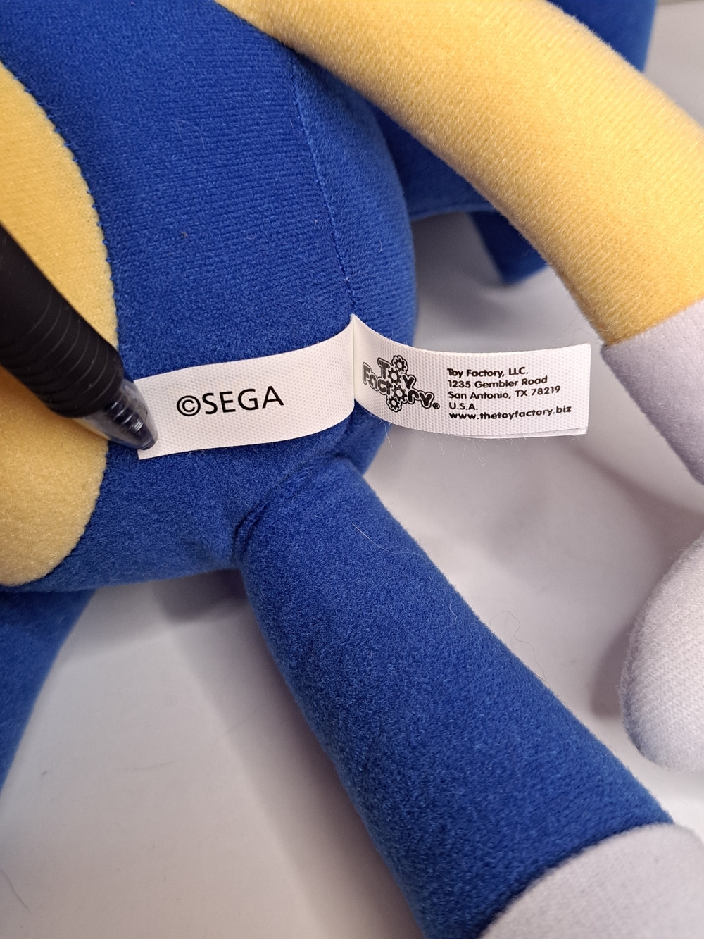 Sega Sonic The Hedgehog Jumbo 21" Tall Plush Stuffed Animal by Toy Factory LLC - Picture 3 of 5